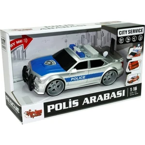 1:16 Sürtmeli Sesli Işıklı Polis Arabası WY620A B C