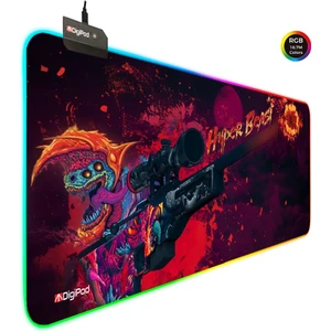 RGB Gaming Oyuncu Mousepad  90X40 XXL  Kaymaz Taban HYPERBEAST 4mm Kalınlık