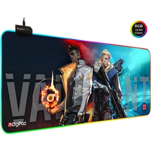 RGB Gaming  Oyuncu Mousepad Kaymaz Taban valorant 70 X 30 4mm Kalınlık