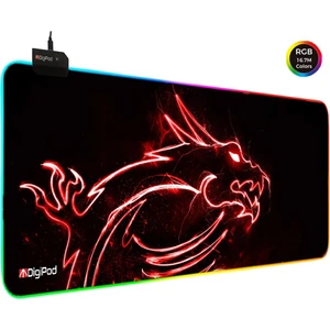 RGB Gaming  Oyuncu Mousepad  Kaymaz Taban 70 X 30 4mm  Kalınlık EJDERHA