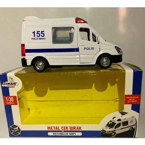 Metal Çek Bırak Polis Arabası