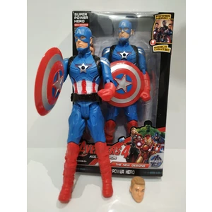 Kaptan Amerika Avengers Figür Oyuncak 30 cm Captaın Amerıca