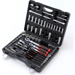 S-Ultra 156 Parça Profesyonel Lokma Takımı 1/4",3/8",1/2" Lokma Seti