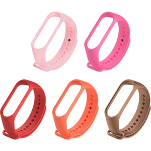 Xiaomi Mi Band 4 ve 3 Uyumlu Silikon Kordon 5'li Set 8