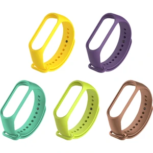 Xiaomi Mi Band 4 ve 3 Uyumlu Silikon Kordon 5'li Set 9