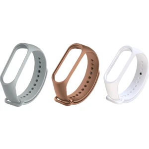 Xiaomi Mi Band 4 ve 3 Uyumlu Silikon Kordon 3'lü Set 2