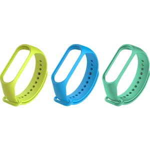 Xiaomi Mi Band 4 ve 3 Uyumlu Silikon Kordon 3'lü Set 6