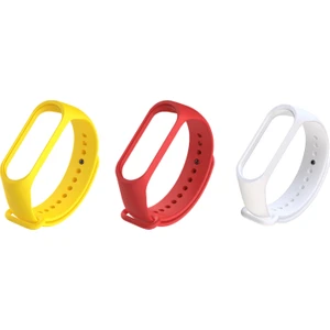 Xiaomi Mi Band 4 ve 3 Uyumlu Silikon Kordon 3'lü Set 8