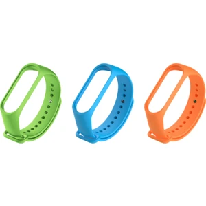 Xiaomi Mi Band 4 ve 3 Uyumlu Silikon Kordon 3'lü Set 11