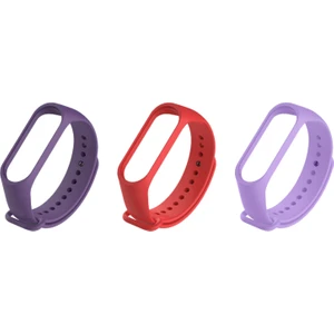 Xiaomi Mi Band 4 ve 3 Uyumlu Silikon Kordon 3'lü Set 18