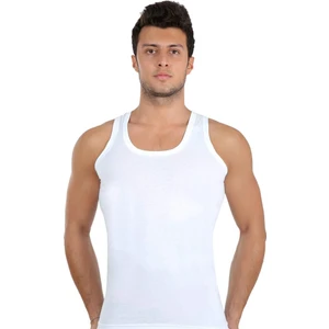 Erkek Penye Atlet 6'lı Paket Beyaz