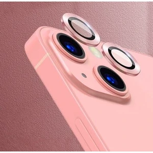 Nezih Case Apple Iphone 13 Mini Uyumlu Camera Lens Screen Protector Pembe