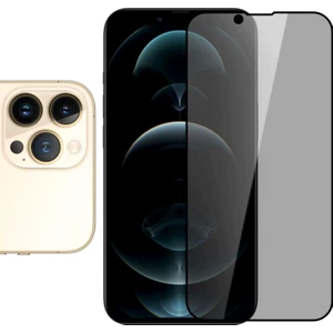 Apple iPhone 13 Pro Max Hayalet Cam Ekran Koruyucu Siyah
