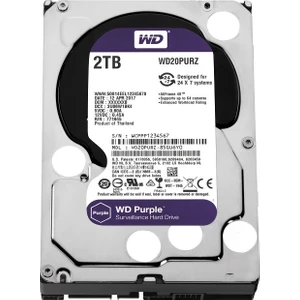 2TB Purple 3.5" 64MB 5400RPM WD20PURZ Harddisk