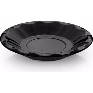 Termo Kırılmaz Çay Tabağı 6'lı Takım 11 cm - Siyah