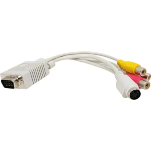 Kablo VGA To 3rca S/video 30CM PLX-10427