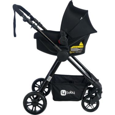 4 Baby Cool Siyah Travel Sistem Bebek Arabası AB482Y Fiyatı