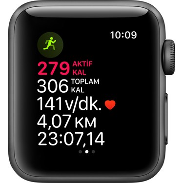 Apple Watch Seri 3 GPS 38 mm Uzay Grisi Alüminyum Kasa ve Fiyatı