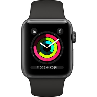 Apple Watch Seri 3 GPS 38 mm Uzay Grisi Alüminyum Kasa ve Fiyatı