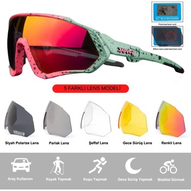 Schulzz Kapvoe Storm Değişebilir 5 Lens Mtb Polarize Fiyatı