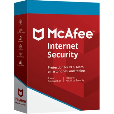 Mcafee Internet Security 1 Pc 1 Yıl Aktivasyon Kodu /