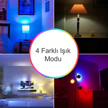 Infoled Dim Ozellikli 9w Led Uzaktan Kumandali Rgb Ampul Fiyati