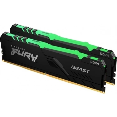 水*野様 8GB×2枚 16GB DDR4 3600mhz RGB Kıngston 16 GB Fury Beast Rgb Ddr4 3600MHZ Fiyatı