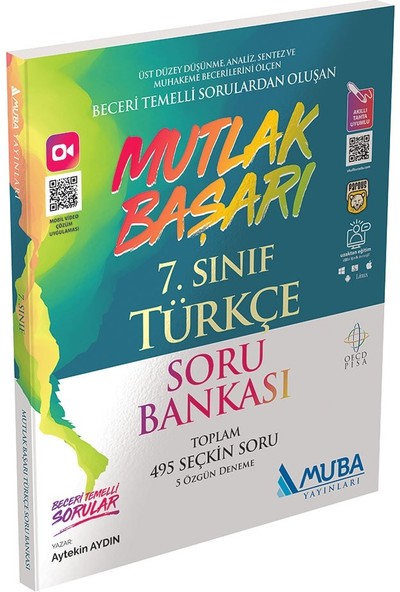 Muba Yayınları Mutlak Başarı 7.Sınıf Türkçe Soru Bankası