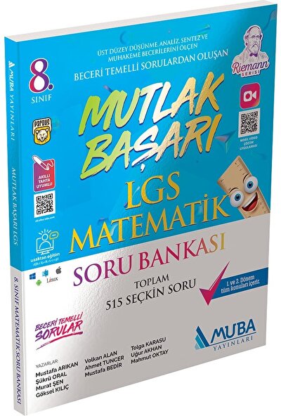 Muba Yayınları Mutlak Başarı LGS Matematik Soru Bankası 1. ve 2. Dönem