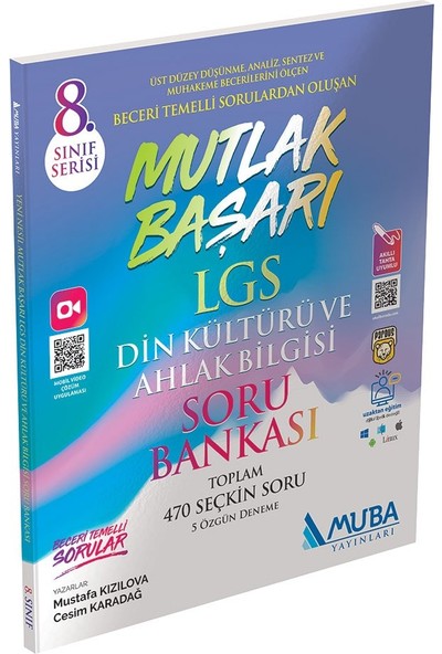 Muba Yayınları Mutlak Başarı LGS Din Kültürü ve Ahlak Bilgisi Soru Bankası