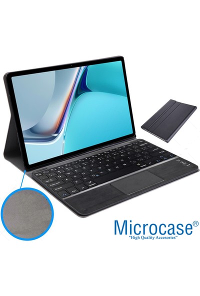 Microcase Huawei Matepad 11 2021 Bluetooth Touchpad Klavye + Standlı Kılıf - Bkk5