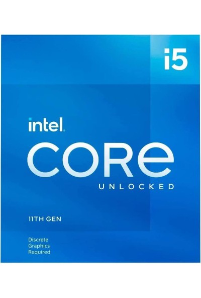 Intel Core i5 11600K 3.9GHz LGA1200 12MB Cache Işlemci (Fansız)