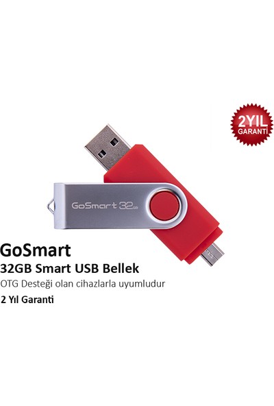 Gosmart 32GB Otg 2.0 Smart USB Bellek