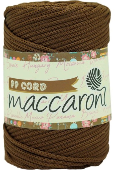 Maccaroni Pp Cord Makrome Ipi Kahve NO:208