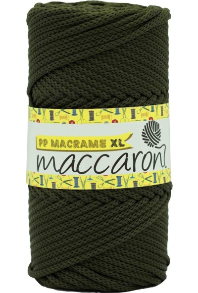 Maccaroni Pp Macrame Xl Makrome Ipi Haki NO:193