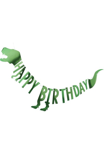 Ginger Ray Happy Birthday Parti Dinozor Asılan Süs