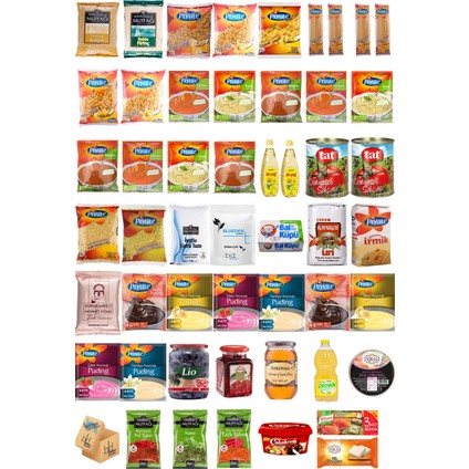 Ramazan Paketi Kumanya Ezrak Gıda Yardım Kolisi 51 Parça 27 nolu Paket