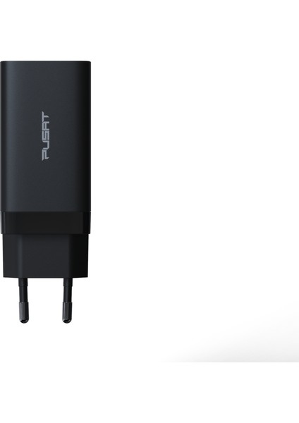 GaN PD 65W ( 2x Type-C ve 1x USB) Hızlı Şarj Adaptörü