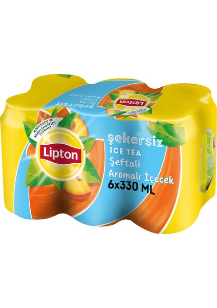 Ice Tea Light Şeftali Aromalı İçecek Kutu 6X330 Ml