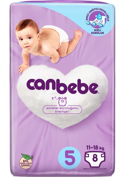 Bebek Bezi 8'li Junior 5 (11-18 kg ) 8690742150419