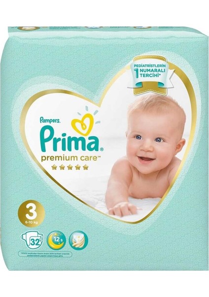 Premium Care Bebek Bezi 3 Beden 32'li 8001841741673