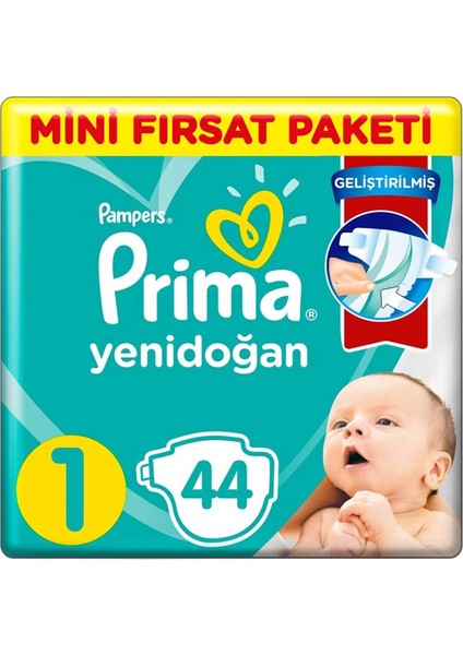 Bebek Bezi 1 Beden Yenidoğan 44 adet