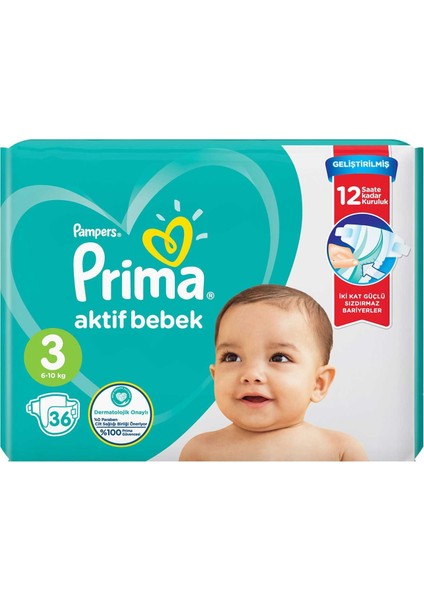 Bebek Bezi 3 Beden 36'lı 8001841586861