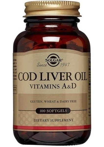 Cod Liver Oil 100 Kapsül