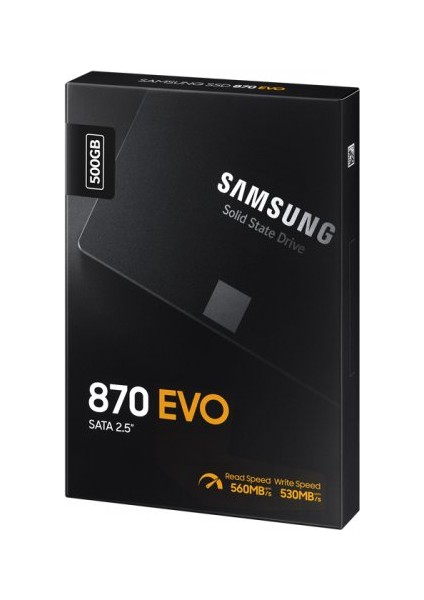 MZ-77E500BW 870 Evo 500GB 560/530, 2,5" Sata SSD