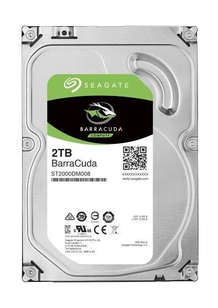 Barracuda 3,5" 2tb 256MB ST2000DM008, 72000RPM, Desktop HDD