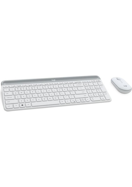 Logıtech MK470 Klavye+ Mouse Kablosuz Beyaz (920-009436)