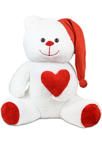 Uyku Arkadaşı 80 cm Kırmızı Yastıklı Peluş Ayıcık