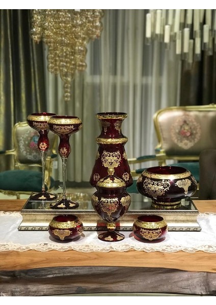 Saraylı Bordo7 Parça Set