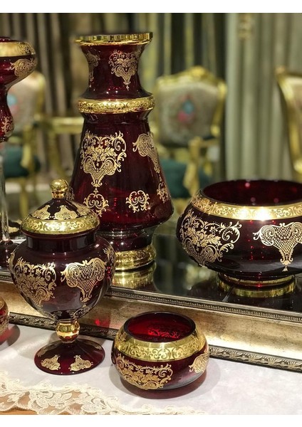 Saraylı Bordo7 Parça Set